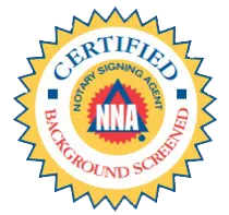 NNA Certified Notary Signing Agent - Background Screened